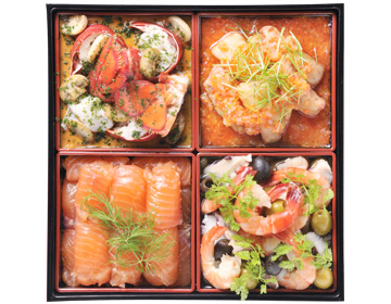 二段おせち一の重