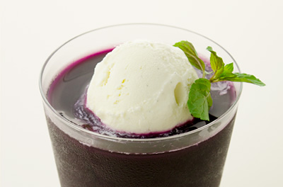 濃厚ぶどうフロート