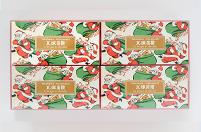 クリスマス煉瓦4個