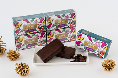 クリスマス煉瓦ラムレーズン4個