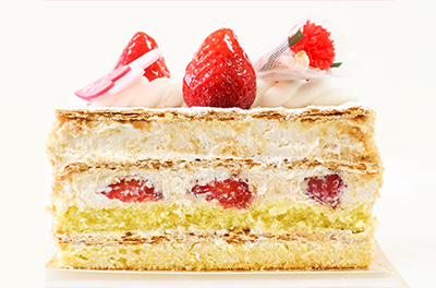 母の日ミルフィーユ断面